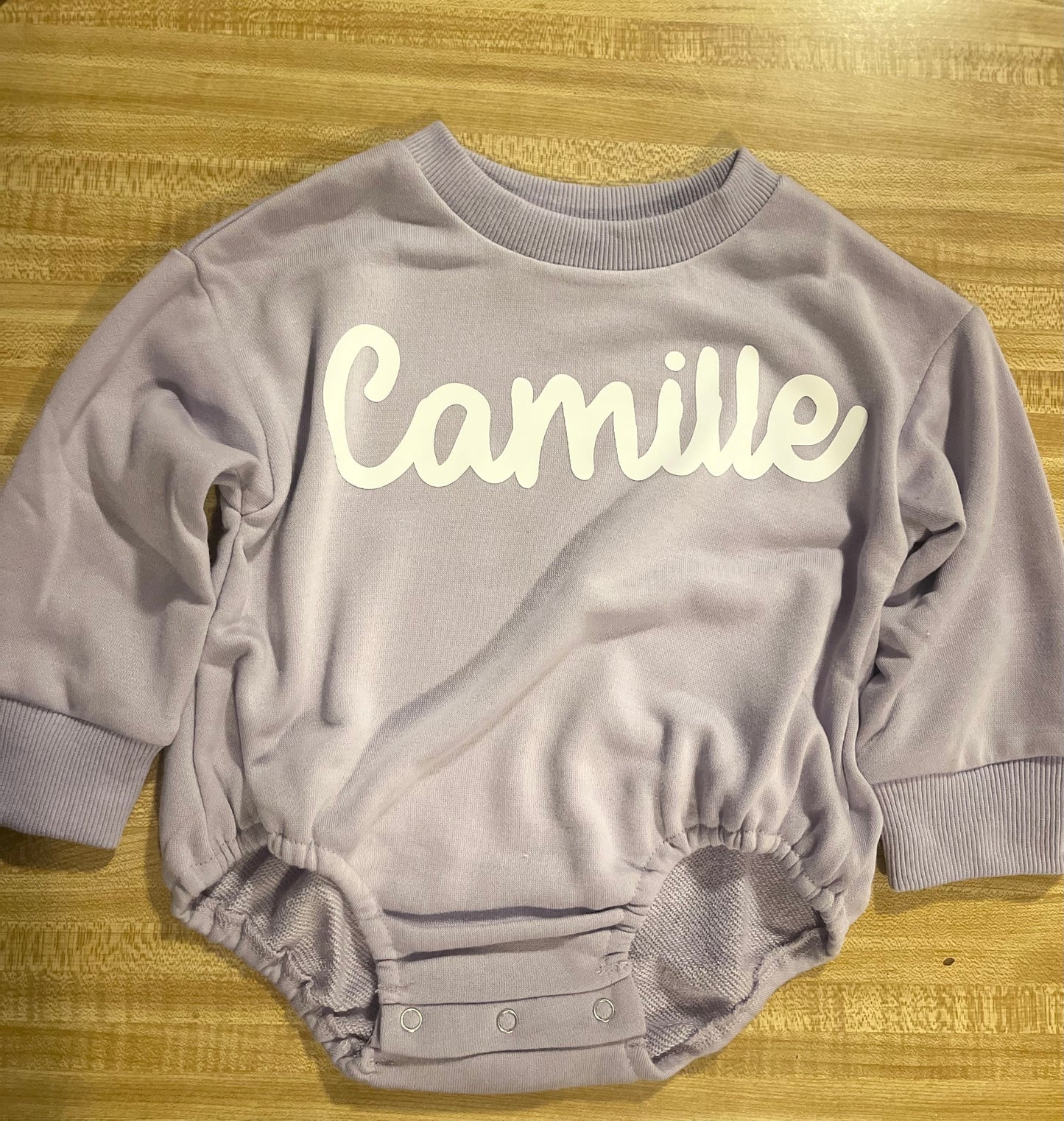 Bubble Sweatshirt Romper