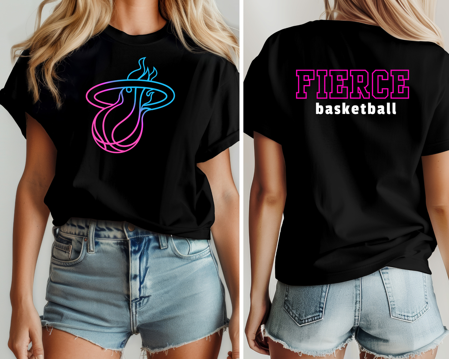 Fierce Basketball white