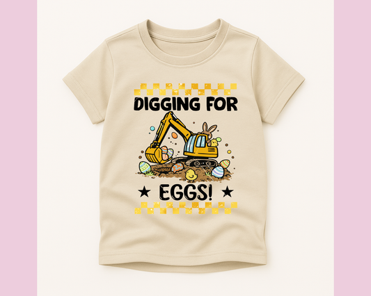 Digging for eggs