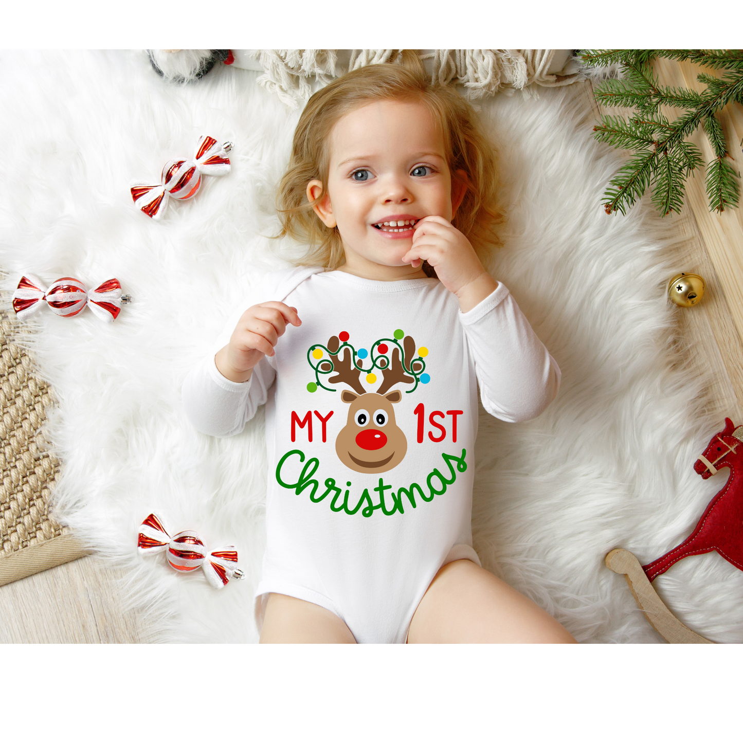 My First Christmas- Reindeer