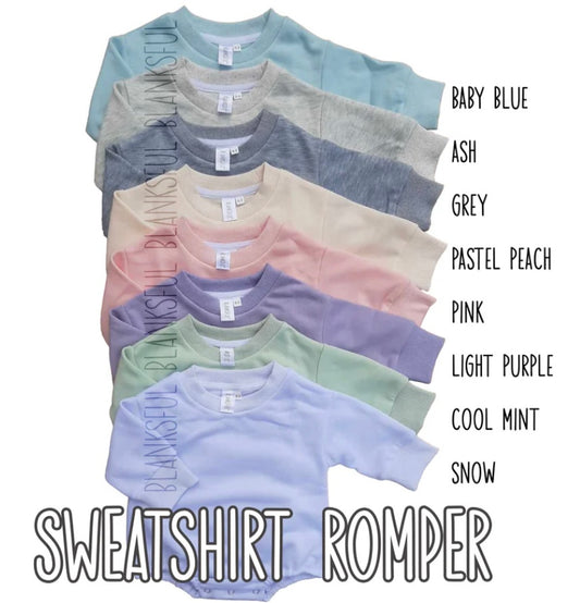 Bubble Sweatshirt Romper