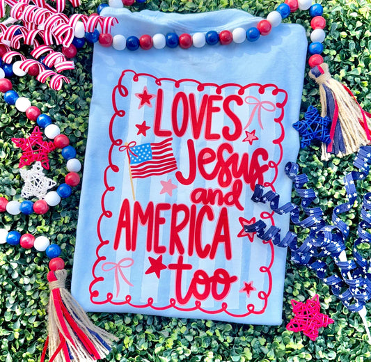Loves Jesus and America too